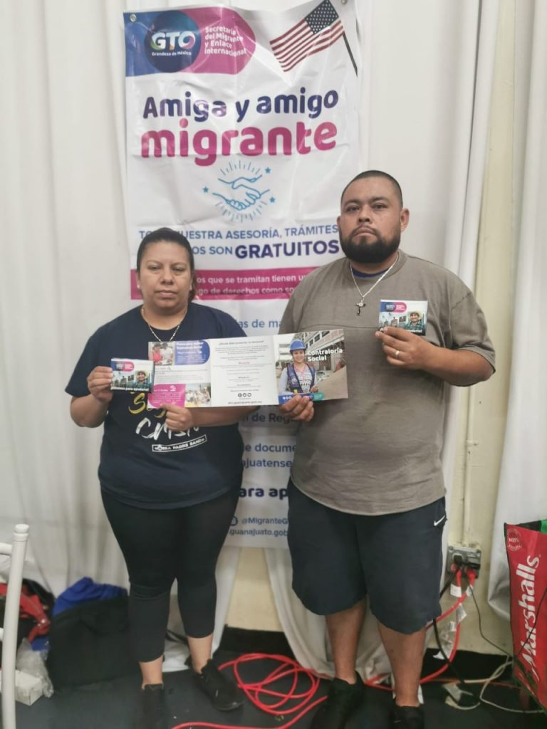 Apoya el gobierno del estado a migrantes guanajuatenses con trámites y servicios